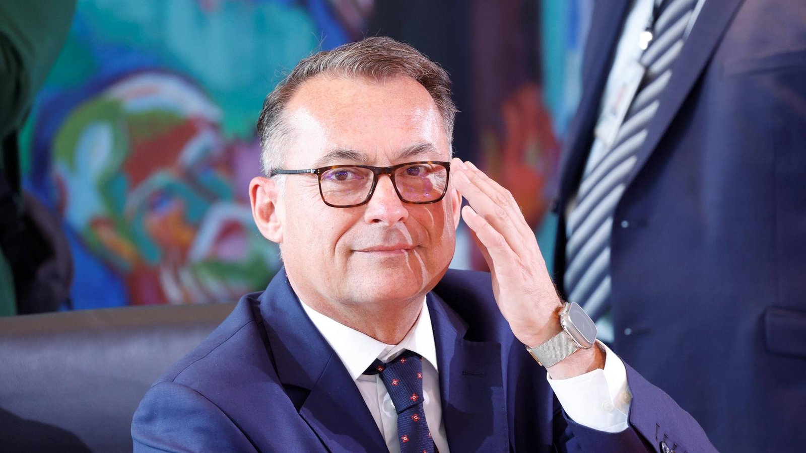 Dr. Joachim Nagel, Präsident der Deutschen Bundesbank, bei einer Kabinettssitzung im Bundeskanzleramt. Dr. Joachim Nagel, Präsident der Deutschen Bundesbank, bei einer Kabinettssitzung im Bundeskanzleramt.