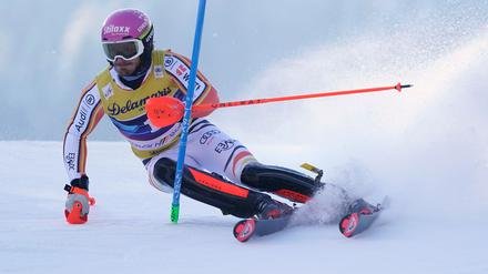 Slalom-Spezialist Linus Straßer schied im slowenischen Kranjska Gora früh aus.