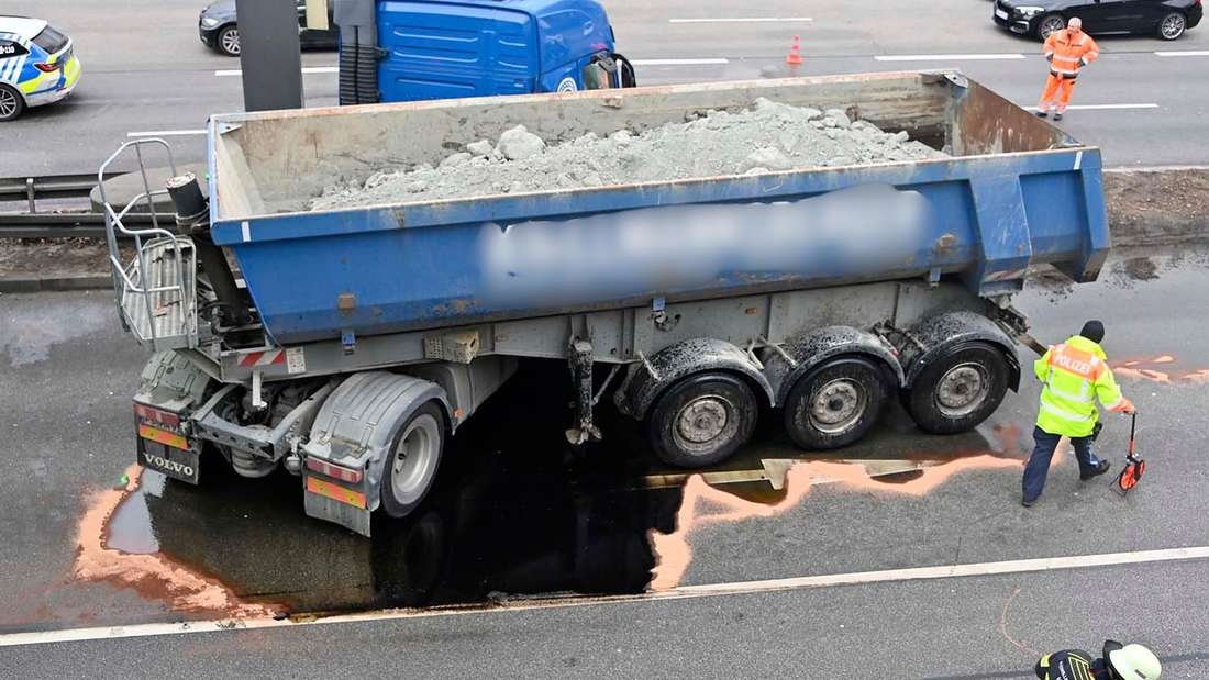 Unfall auf dem Mittleren Ring