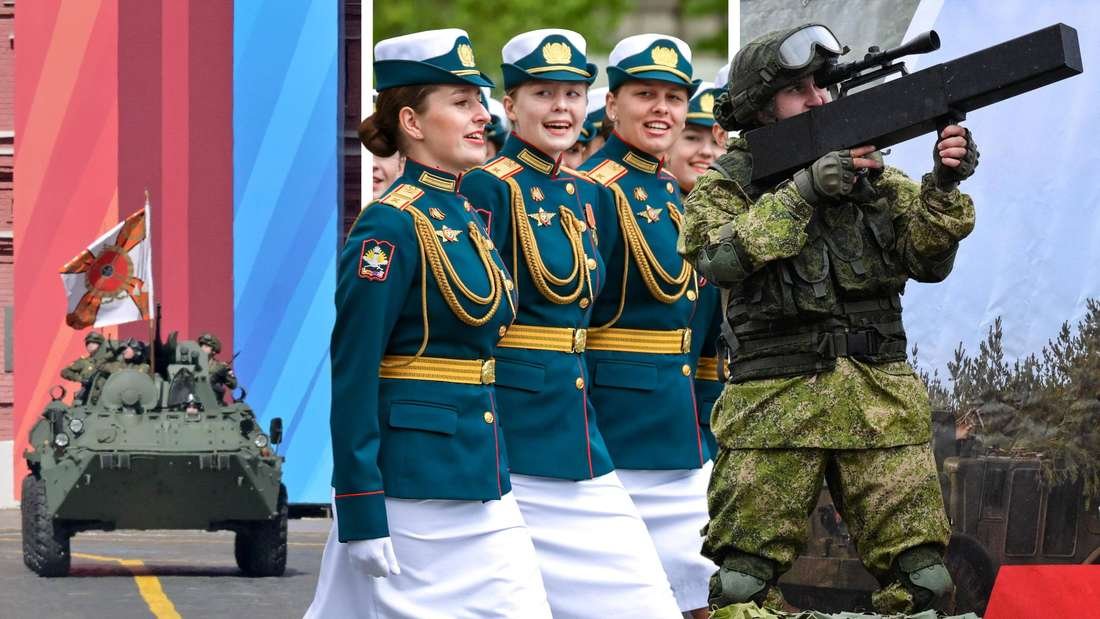 Monateg Militärparade Russland
